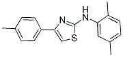 (2,5-DIMETHYL-PHENYL)-(4-P-TOLYL-THIAZOL-2-YL)-AMINE 结构式