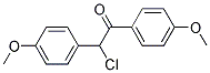 2-CHLORO-1,2-BIS-(4-METHOXY-PHENYL)-ETHANONE 结构式