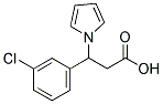 3-(3-CHLOROPHENYL)-3-(1H-PYRROL-1-YL)PROPANOIC ACID 结构式