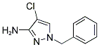 1-BENZYL-4-CHLORO-1H-PYRAZOL-3-YLAMINE 结构式