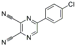 5-(4-CHLOROPHENYL)PYRAZINE-2,3-DICARBONITRILE 结构式