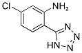 5-(2-AMINO-4-CHLOROPHENYL)TETRAZOLE 结构式