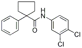 N-(3,4-DICHLOROPHENYL)(PHENYLCYCLOPENTYL)FORMAMIDE 结构式