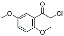 1-(2',5'-DIMETHOXYPHENYL)-2-CHLOROETHANONE 结构式