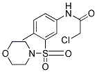 2-CHLORO-N-[4-METHYL-3-(MORPHOLIN-4-YLSULFONYL)PHENYL]ACETAMIDE 结构式