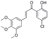 5'-CHLORO-2'-HYDROXY-3,4,5-TRIMETHOXYCHALCONE 结构式