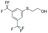 3,5-BIS(TRIFLUOROMETHYL)PHENYLTHIOETHANOL 结构式