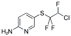 2-AMINO-5-(2'-CHLORO-1',1',2'-TRIFLUOROETHYLTHIO)PYRIDINE 结构式