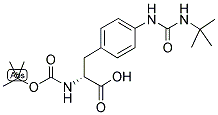 BOC-D-PHE[4-AMINO(N-T-BUTYLCARBAMOYL)] 结构式