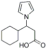 3-CYCLOHEXYL-3-(1H-PYRROL-1-YL)PROPANOIC ACID 结构式