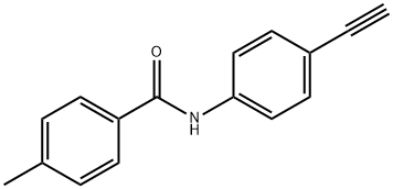 N-(4-乙炔基苯基)-4-甲基苯甲酰胺 结构式