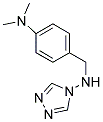 N-(4-(DIMETHYLAMINO)BENZYL)-4H-1,2,4-TRIAZOL-4-AMINE 结构式