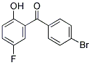 4'-BROMO-5-FLUORO-2-HYDROXYBENZOPHENONE 结构式