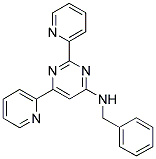 N-BENZYL-2,6-DIPYRIDIN-2-YLPYRIMIDIN-4-AMINE 结构式