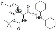 BOC-L-PHG(4-CL)-OH DCHA 结构式