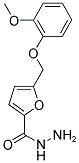 5-(2-METHOXY-PHENOXYMETHYL)-FURAN-2-CARBOXYLIC ACID HYDRAZIDE 结构式