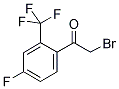 4-FLUORO-2-(TRIFLUOROMETHYL)PHENACYL BROMIDE 结构式