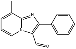 8-甲基-2-苯基咪唑并[1,2-A]吡啶-3-甲醛 结构式