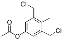 2,6-BIS(CHLOROMETHYL)-4-CRESYL ACETATE 结构式