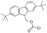 2,7-DI(TERT-BUTYL)FLUORENYLMETHOXYCARBONYL CHLORIDE 结构式