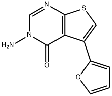 3-氨基-5-呋喃-2-基-噻吩并[3,2-E]嘧啶-4-酮 结构式