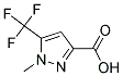 1-Methyl-5-(trifluoromethyl)-1H-pyrazole-3-carboxylic acid 结构式