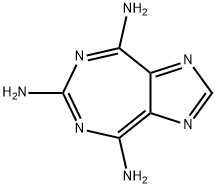4,8-DIAMINOIMIDAZO[4,5-E][1,3]DIAZEPIN-6-YLAMINE 结构式