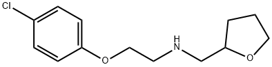 [2-(4-CHLORO-PHENOXY)-ETHYL]-(TETRAHYDRO-FURAN-2-YLMETHYL)-AMINE 结构式