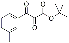 2,3-DIOXO-3-M-TOLYL-PROPIONIC ACID TERT-BUTYL ESTER 结构式