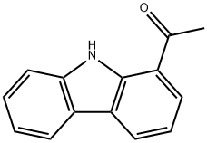 1-(9H-Carbazol-1-yl)ethanone 结构式