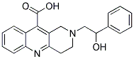 2-(2-HYDROXY-2-PHENYLETHYL)-1,2,3,4-TETRAHYDROBENZO[B][1,6]NAPHTHYRIDINE-10-CARBOXYLIC ACID 结构式