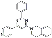 2-(2-PHENYL-6-PYRIDIN-4-YLPYRIMIDIN-4-YL)-1,2,3,4-TETRAHYDROISOQUINOLINE 结构式