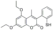 5,7-Diethoxy-4-methyl-3-(2-thiophenyl)coumarin 结构式