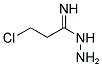 3-CHLORO-PROPANIMIDIC ACID, HYDRAZIDE 结构式