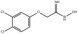 (Z)-2-(3,4-二氯苯氧基)-N'-羟基乙脒 结构式