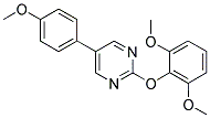 2-(2,6-DIMETHOXYPHENOXY)-5-(4-METHOXYPHENYL)PYRIMIDINE 结构式