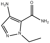 4-氨基-1-乙基-1H-吡唑-5-甲酰胺 结构式