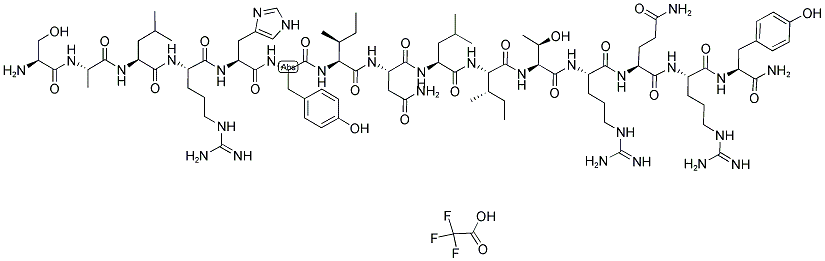 NEUROPEPTIDE Y (22-36) TRIFLUOROACETATE SALT 结构式