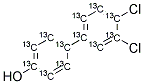 13C12-3',4'-DICHLORO-4-BIPHENYLOL 结构式