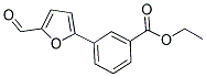 3-(5-甲酰基呋喃-2-基)苯甲酸乙酯 结构式