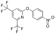 4-[2,4-BIS(TRIFLUOROMETHYL)PYRIDIN-6-YLOXY]NITROBENZENE 结构式