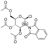 CHLORO 2-DEOXY-2-PHTHALIMIDO-3,4,6-TRI-O-ACETYL-B-D-GLUCOPYRANOSIDE 结构式