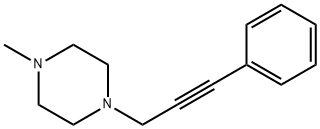 1-METHYL-4-(3-PHENYL-2-PROPYNYL)PIPERAZINE 结构式