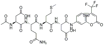 Ac-Asp-Gln-Met-Asp-AFC 结构式