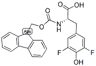 FMOC-L-TYR(3,5-DIFLUORO) 结构式