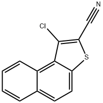 1-氯萘[2,1-B]噻吩-2-甲腈 结构式