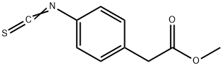 2-(4-硫代异氰酸O苯基)乙酸甲酯 结构式