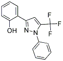 2-[1-PHENYL-5-(TRIFLUOROMETHYL)-1H-PYRAZOL-3-YL]PHENOL 结构式