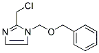 Benzyl [2-(chloromethyl)-1H-imidazol-1-yl]methyl ether 结构式