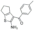 (2-AMINO-5,6-DIHYDRO-4H-CYCLOPENTA[B]THIOPHEN-3-YL)-P-TOLYL-METHANONE 结构式